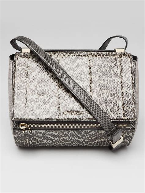 givenchy python pandora bag|Givenchy make up bag.